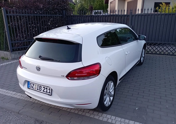Volkswagen Scirocco cena 24500 przebieg: 188000, rok produkcji 2009 z Słomniki małe 497
